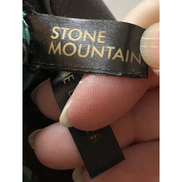 Stone Mountain Black Leather Hobo Crossbody Shoulder Bag Purse Buttery Soft - Picture 16 of 16